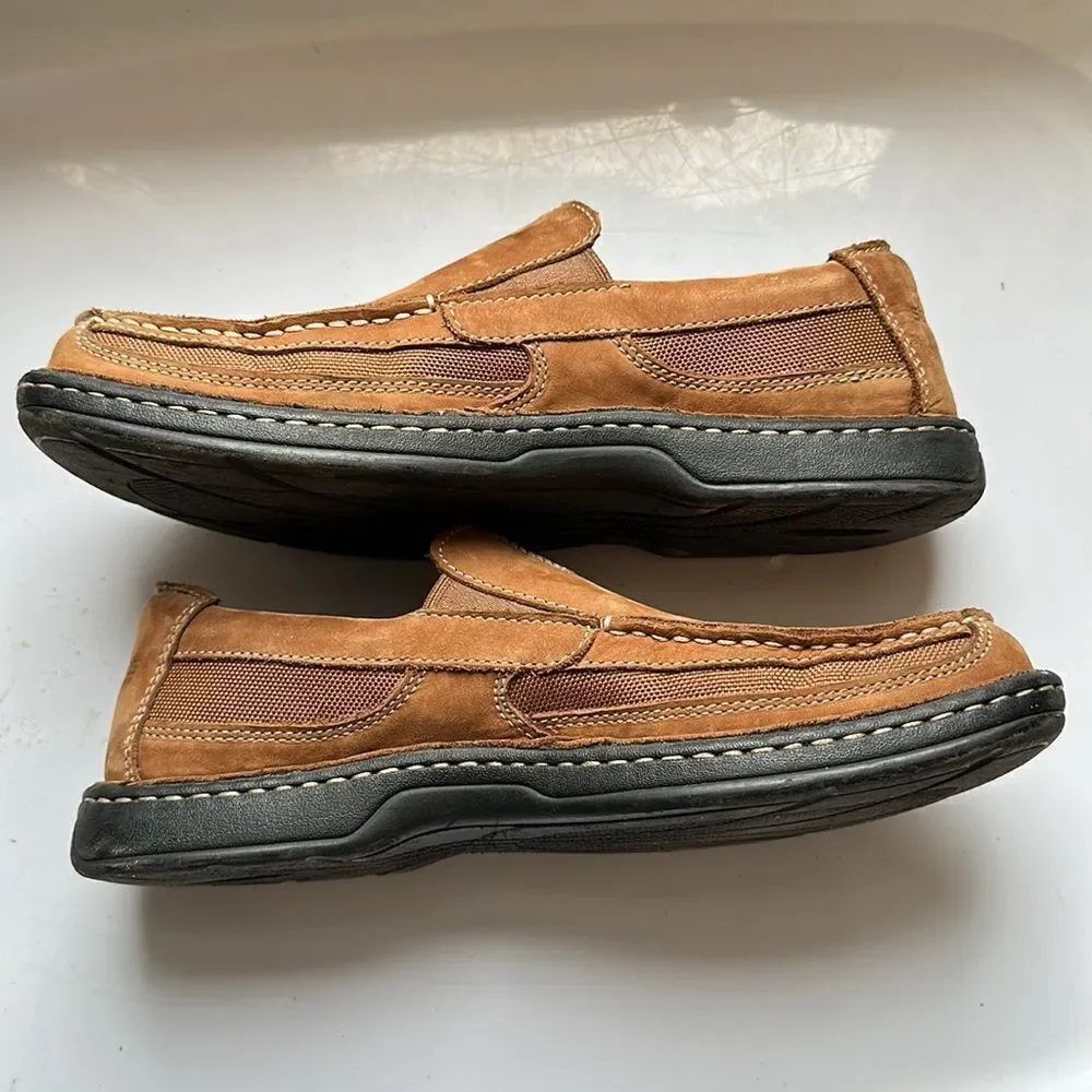 My Travel Streetcars Tenille brown/tan suede leather slip on‎ loafers